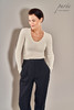 #1972「RIBBED BODY SUIT」45% CASHMERE 55% SILK  罗纹连体衣 商品缩略图1