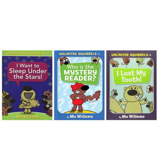 英文原版An Unlimited Squirrels Book系列3本Lost My Tooth3-5岁低幼儿童英语启蒙认知绘本 亲子互动共读早教书 Mo Willems著作 商品图0