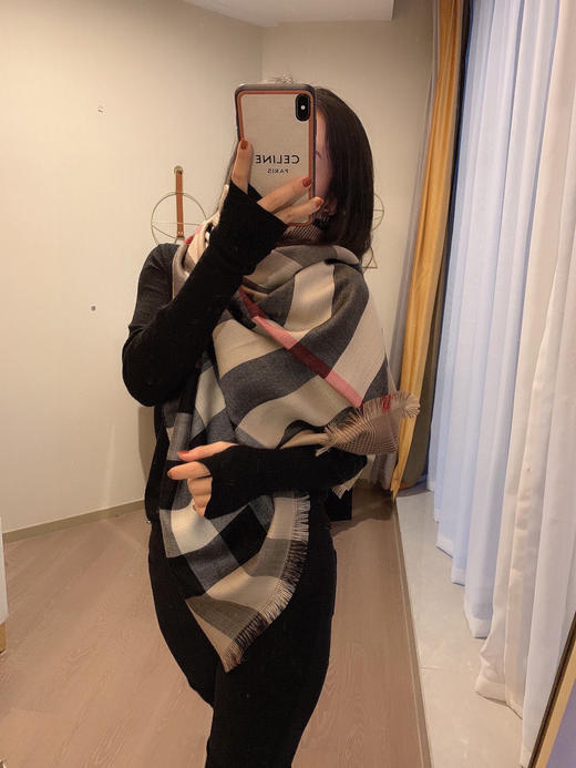 巴宝莉Burberry【威尔士格纹大披肩】 商品图5