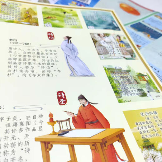 《藏在地图里的大百科》 8套共16幅图 2000个科普知识点 200个成语典故 62首中小学诗词 全新升级AR版 商品图8