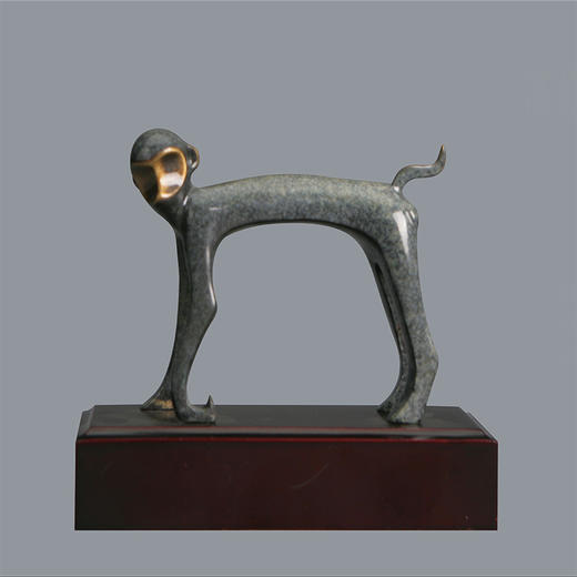 宇达青铜摆件 十二生肖猴《猴》创意装饰 家居工艺摆件  高12.5cm 商品图0