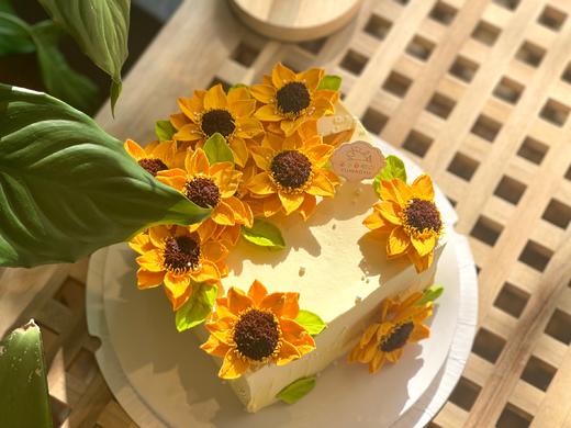 方形韩式太阳花蛋糕（需要提前两天预订） 商品图1