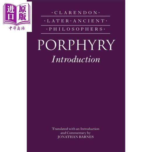 【中商原版】普菲力欧斯简介 Porphyry Introduction 英文原版 Jonathan Barnes  商品图0