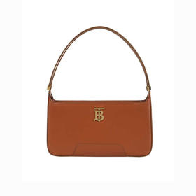 BURBERRY 博柏利 皮革 TB专属标识 肩背包 女士单肩包 卡其色 8046251 A8885