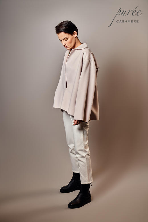 #0208「POLO SHORT COAT   」100% CASHMERE  Polo领短大衣 商品图3