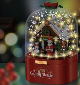 好物拼团｜ 有音乐、会喷雪、兼容乐高的圣诞积木，带娃拼起来！ 