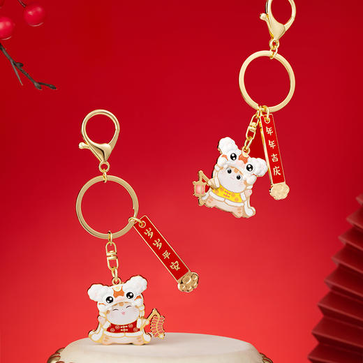 【故宫钥匙扣】宫猫纳福新春钥匙扣挂件生日礼物 商品图4