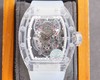💍【Richard Mille 理查德．米勒】💍RM56-01水晶材质全镂空透明表壳，简单大方上放档次 随便搭配都好看，精湛镂空工艺，原装进口机芯，壳身尺寸50x42mm Z出品💍 商品缩略图4