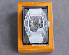 💍【Richard Mille 理查德．米勒】💍RM56-01水晶材质全镂空透明表壳，简单大方上放档次 随便搭配都好看，精湛镂空工艺，原装进口机芯，壳身尺寸50x42mm Z出品💍