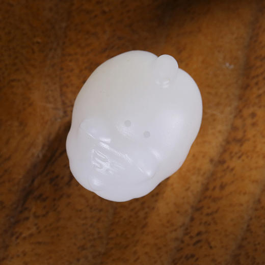 【宫里生肖吊坠】 羊脂白玉吊坠  萌虎 商品图3