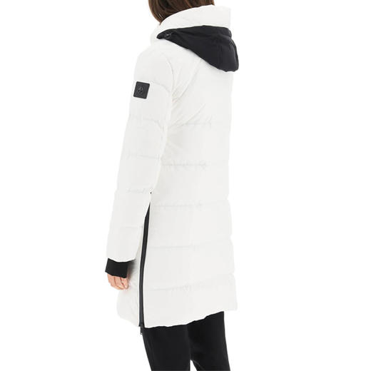 MOOSE KNUCKLES 中长款带帽无毛领 女士羽绒服 白色 M31LJ140 891 商品图3