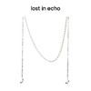 lost in echo 原创设计师品牌 多功能设计感拼接项链耳钉锁骨链耳机链男女同款 商品缩略图0