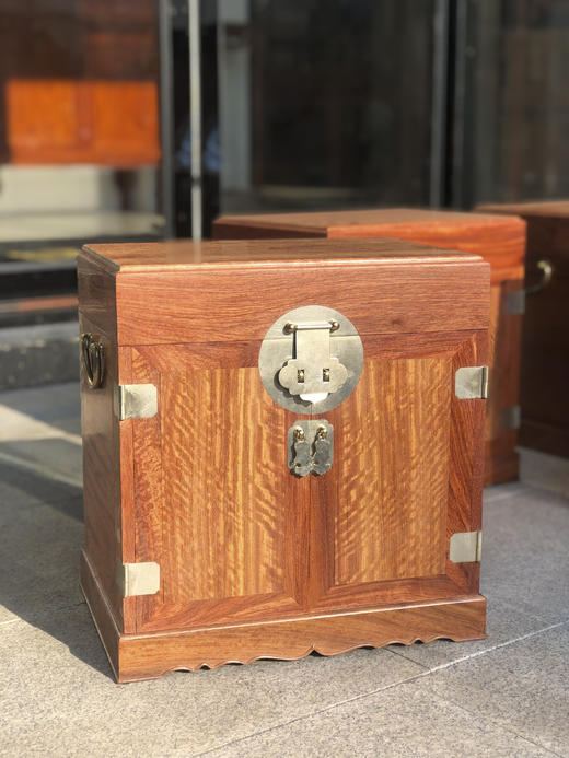 红桥红  家具严选  缅甸花梨（大果紫檀）【38故宫款·官皮箱】 商品图7