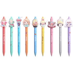 晨光航海王甜品Z!中性笔QGPJ7402黑按动水性笔学生用0.5盲盒签字笔