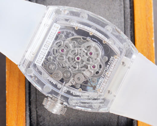 💍【Richard Mille 理查德．米勒】💍RM56-01水晶材质全镂空透明表壳，简单大方上放档次 随便搭配都好看，精湛镂空工艺，原装进口机芯，壳身尺寸50x42mm Z出品💍 商品图3
