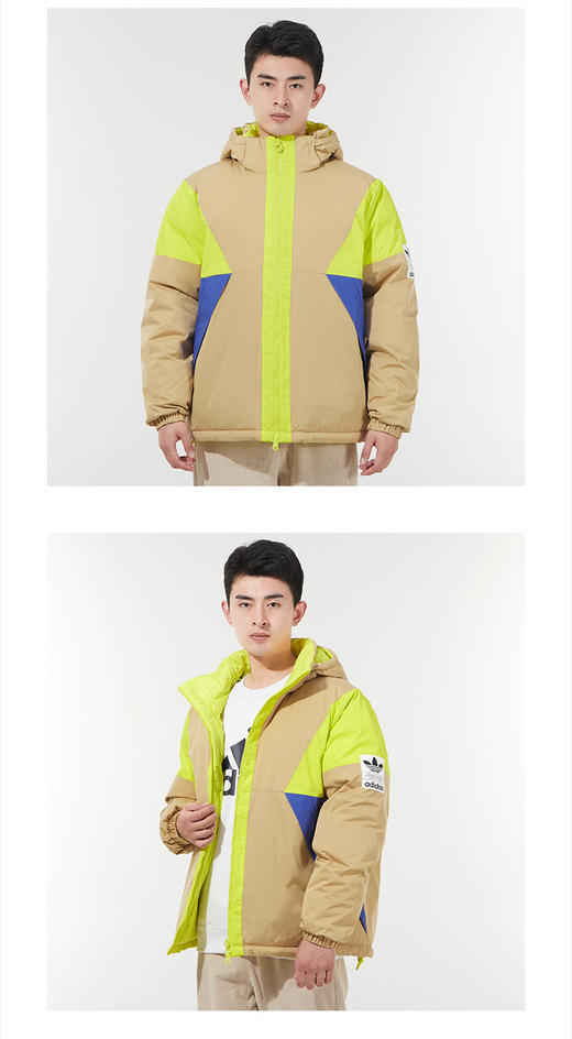 Adidas阿迪达斯三叶草羽绒服男装 2021冬季新款运动服舒适保暖休闲时尚外套H66016  商品图0