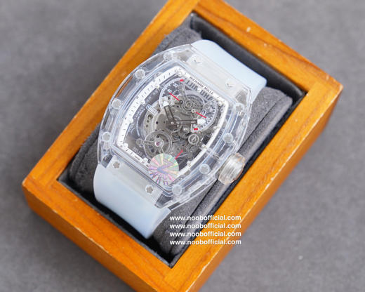 💍【Richard Mille 理查德．米勒】💍RM56-01水晶材质全镂空透明表壳，简单大方上放档次 随便搭配都好看，精湛镂空工艺，原装进口机芯，壳身尺寸50x42mm Z出品💍 商品图8