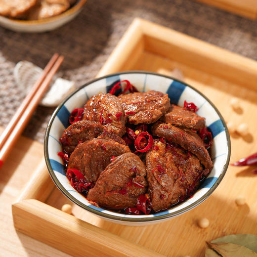 【第3份0元】祖名素肉豆干手撕素牛排网红零食小吃豆制品120g 商品图0