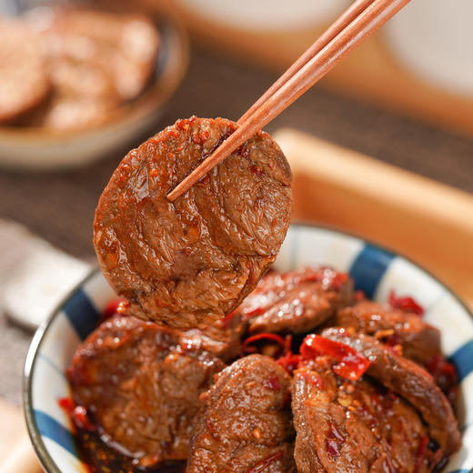 【第3份0元】祖名素肉豆干手撕素牛排网红零食小吃豆制品120g 商品图1