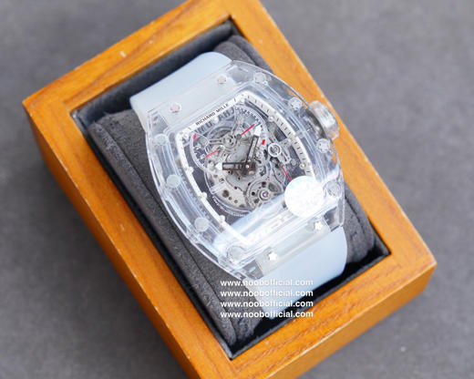 💍【Richard Mille 理查德．米勒】💍RM56-01水晶材质全镂空透明表壳，简单大方上放档次 随便搭配都好看，精湛镂空工艺，原装进口机芯，壳身尺寸50x42mm Z出品💍 商品图5