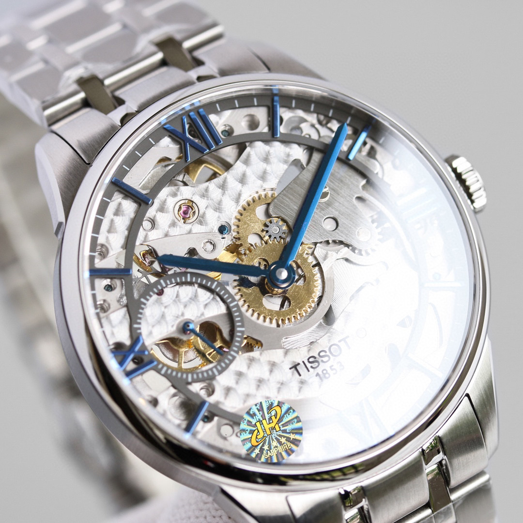 天梭tissot1853 杜鲁尔镂空系列腕表