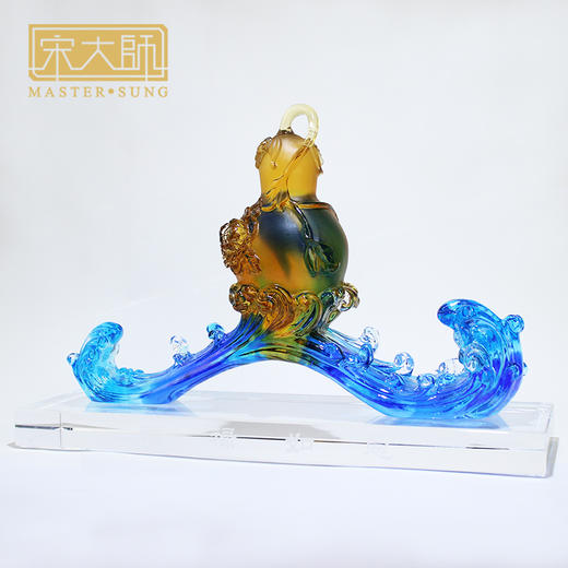 宋韶光新款福禄如意 古法琉璃摆件商务工艺礼品 商品图3