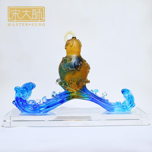 宋韶光新款福禄如意 古法琉璃摆件商务工艺礼品 商品图4