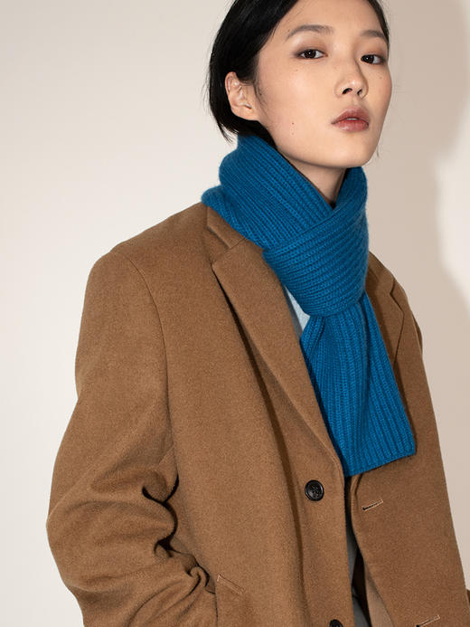 女士2021新款纯山羊绒4股加厚围巾 商品图1