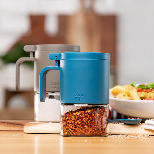 【加拿大ZUUTII 调味罐】 高硼硅玻璃 安全材质 可内置干燥剂 盖子可立 方便取材 自带长短勺 全身可拆清洗 商品图3