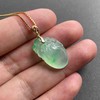 高冰种厚庄阳绿翡翠桃子金猴捧寿 商品缩略图7