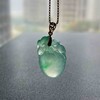 高冰种厚庄阳绿翡翠桃子金猴捧寿 商品缩略图9
