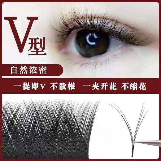 0.05v型睫毛嫁接一秒开花大v山茶花超软毛鸢尾花双笙花美睫店专用 商品图1