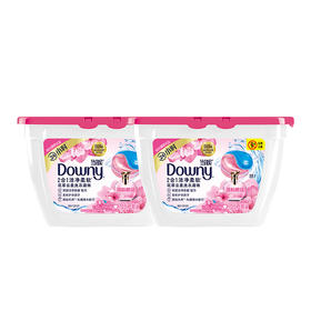 当妮2合1洗衣凝珠淡粉樱花321克(25颗)*2盒