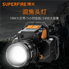 SUPERFIRE神火HL58头灯头戴式强光远射旋转调焦充电led户外钓鱼灯 商品缩略图0