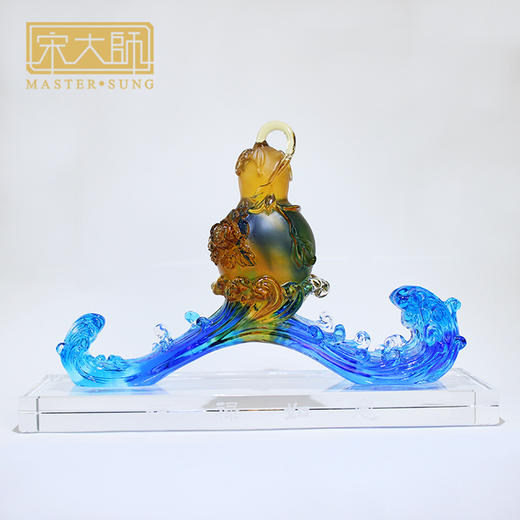 宋韶光新款福禄如意 古法琉璃摆件商务工艺礼品 商品图1