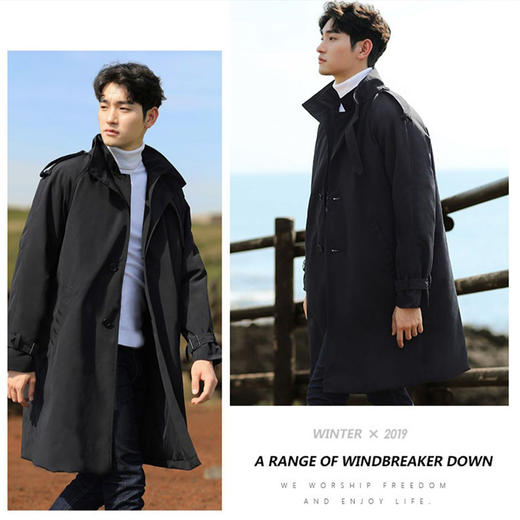 S.ANGELO圣捷罗 鸭绒切尔西风衣羽绒服（发货时效：5~7天） 商品图2