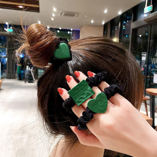 【两只装】高颜值头绳女简约气质高弹力扎马尾皮筋 商品图6