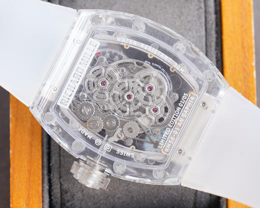 💍【Richard Mille 理查德．米勒】💍RM56-01水晶材质全镂空透明表壳，简单大方上放档次 随便搭配都好看，精湛镂空工艺，原装进口机芯，壳身尺寸50x42mm Z出品💍 商品图11