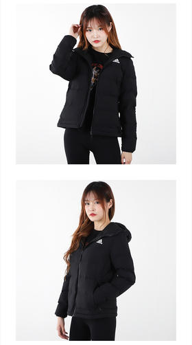 阿迪达斯羽绒服女装adidas 2021冬季新款户外运动服保暖舒适休闲外套FT2577