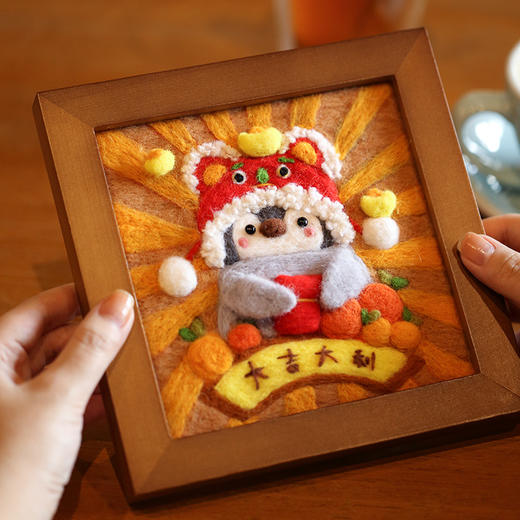 羊毛毡企鹅画 材料包 商品图2