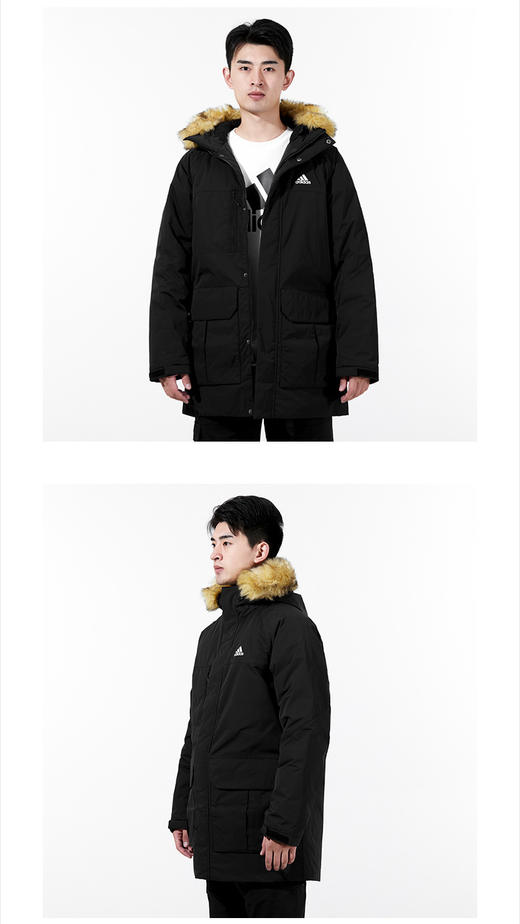adidas阿迪达斯官方网男装 21冬季新品健身户外跑步训练运动服保暖透气休闲羽绒服外套H20761 商品图0