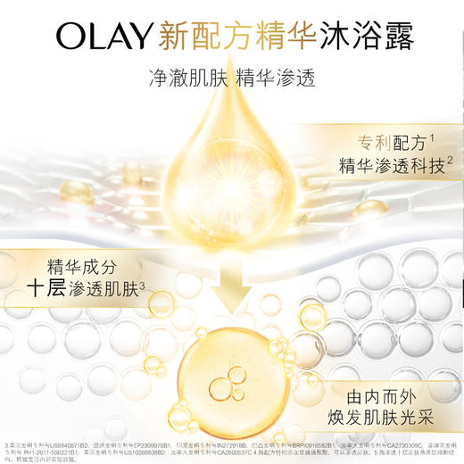 OLAY沐浴露 莹亮臻护精华沐浴乳300ML 商品图2