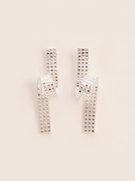 北京仓｜Wouters Hendrix-Twisted-扭曲 耳环（银色）［比利时设计师］ 商品图0