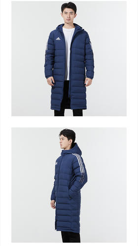 Adidas阿迪达斯官方网男装 2021冬季新款运动服跑步户外保暖防风休闲时尚羽绒服外套GM5246