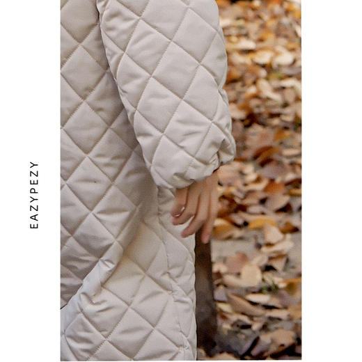 EAZYPEZY 长款绗缝棉服 商品图1