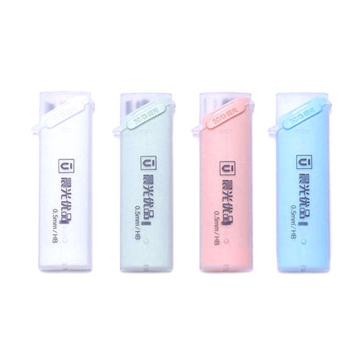晨光铅芯优品ASL37402黑HB0.5学生办公自动笔芯 商品图0