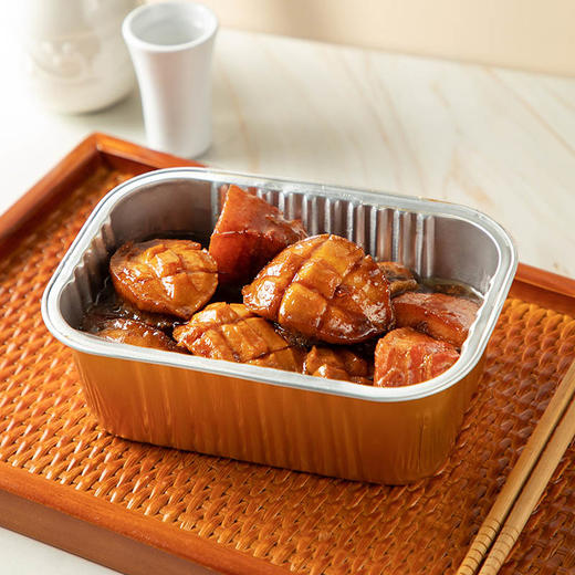 【鲍鱼红烧肉（六头鲍）】鲍鱼鲜香弹嫩 肉质饱满 精选优质五花肉 口感鲜美更营养 商品图4