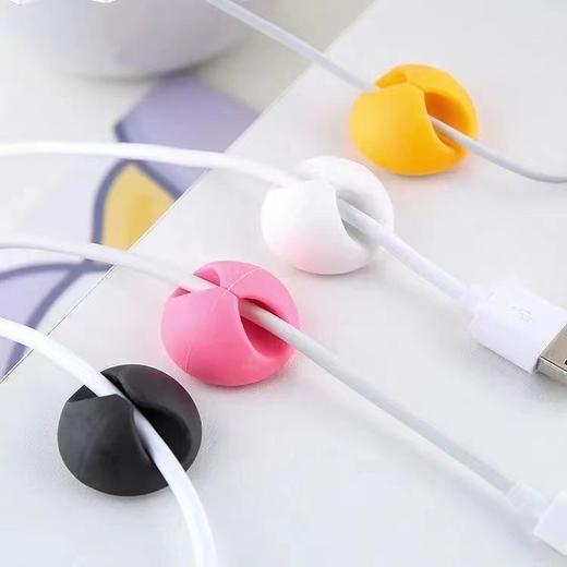 免打孔数据线收纳固定器充电线耳机线理线器办公室桌面床头固线器 商品图5