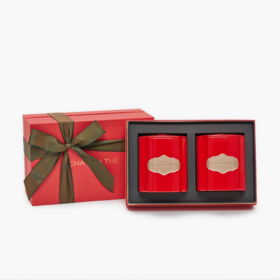 【直播】CHA CHA THÉ / 采采食茶  【圣诞马口铁】礼盒  红色