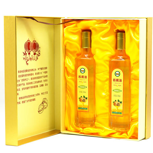 馆长推荐 | 秦楚金桃核桃油500ml*2 商品图3